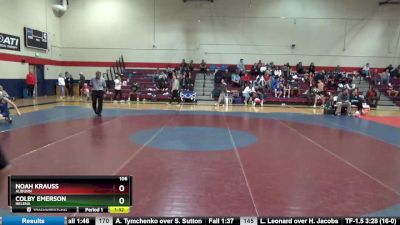 106 lbs Round 3 - Colby Emerson, Helena vs Noah Krauss, Auburn