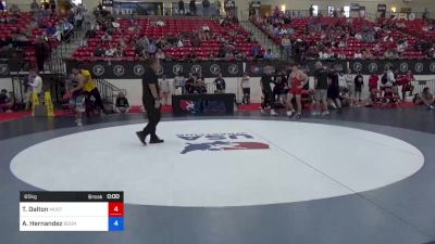 65 kg Cons 64 #2 - Thomas Dalton, Mustang Wrestling Club vs Aldo Hernandez, Boone RTC