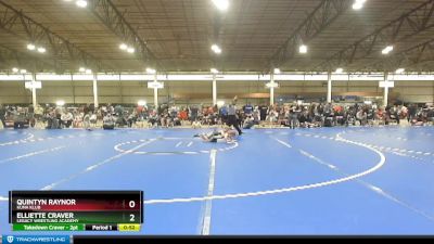 48-50 lbs Round 1 - Elliette Craver, Legacy Wrestling Academy vs Quintyn Raynor, Kuna Klub