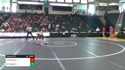 133 lbs Round Of 16 - Geo Barzona, Bucknell vs Brandon Paetzell, Lehigh