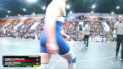 157 lbs Quarterfinals (8 Team) - Vinnie Abbey, Hartland vs Chase De Stefano, Macomb Dakota