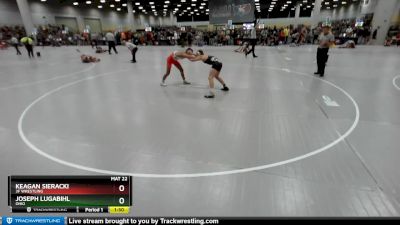 120 lbs Champ. Round 2 - Joseph Lugabihl, Ohio vs Keagan Sieracki, 3F Wrestling