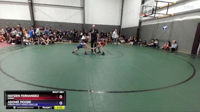 83 lbs Cons. Round 1 - Hayden Fernandez, NWWC vs Adonis Moore, FordDynastyWrestlingClub