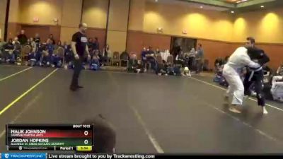 Round 1 - Malik Johnson, Spartan Martial Arts vs Jordan Hopkins, Alliance St. Croix BJJ/Judo Academy