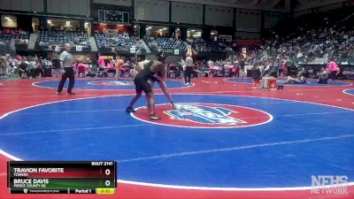 2A-150 lbs Cons. Round 2 - Bruce Davis, Pierce County HS vs Travion Favorite, Towers