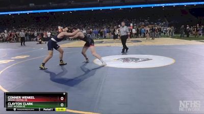 D4-157 lbs Cons. Round 2 - Conner Wenkel, Benzie Central HS vs Clayton Clark, East Jackson HS