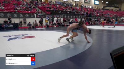 65 kg Rnd Of 16 - Kollin Rath, Steller Trained Wrestling vs Braden Bower, Buffalo Valley Regional Training Center