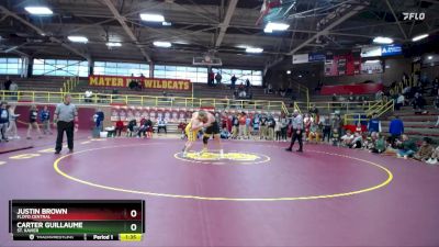 285 lbs 1st Place Match - Carter Guillaume, St. Xavier vs Justin Brown, Floyd Central