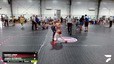 95 lbs Round 4 (6 Team) - Ramsey Crow, Team Palmetto vs Joseph Noteboom, Roundtree Wrestling Academy