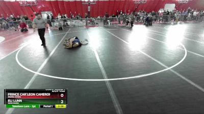 92 lbs Champ. Round 1 - Prince Car`leon Cameron, RISING STARS vs Eli Lunn, Wisconsin