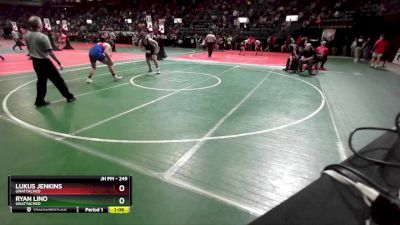 249 lbs Quarterfinal - Ryan Lino, Unattached vs Lukus Jenkins, Unattached