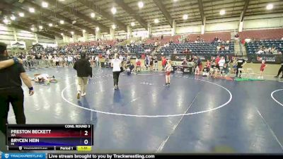 67 lbs Cons. Round 3 - Preston Beckett, WA vs Brycen Hein, MI