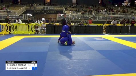 RAFAELA KISSILA ANDRADE vs BOUNEMALI OLIVIA PHAXAISITHIDETH 2024 Pan Jiu Jitsu IBJJF Championship