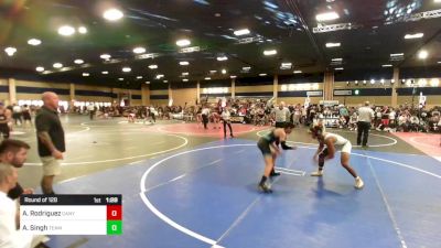 144 lbs Round Of 128 - Anthony Rodriguez, Canyon Springs HS vs Avian Singh, Team Jackrabbits