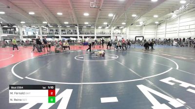 52 lbs Semifinal - Maeve Fernald, Smitty's Wrestling Barn vs Noah Reino, Refinery WC