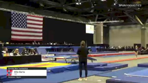 Ellie Barta - Double Mini Trampoline, TCT - 2021 USA Gymnastics Championships