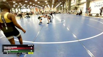 88 lbs Rd# 7- 10:45am Saturday Final Pool - Malachi Burris, Minion Green vs Gullien Holguin, Olympia