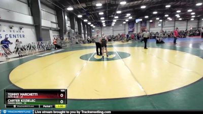 105 lbs Rd# 4- 2:00pm Friday Final Pool - Carter Kozielec, Minion Green vs Tommy Marchetti, M2TC Blue