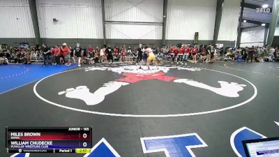 165 lbs Cons. Round 2 - Miles Brown, NWWC vs William Chudecke, Puyallup Wrestling Club