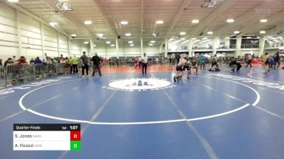 123 lbs Quarterfinal - Sawyer Jones, Nashua NH B&G Club vs Anthony Picozzi, Iron Faith WC