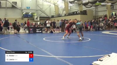 79 kg Semifinal - Cole Walter, Lehigh Valley Wrestling Club vs Daniel Lewis, Missouri Wrestling Regional Training Center