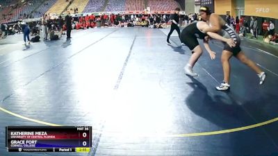 191 lbs Round 1 - Katherine Meza, University Of Central Florida vs Grace Fort, Cornell College