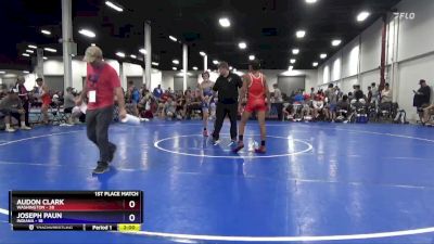 110 lbs Placement Matches (8 Team) - Audon Clark, Washington vs Joseph Paun, Indiana