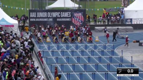 Youth Boys' 100m Hurdles Championship, Semi-Finals 11 - Age 14