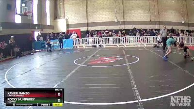 106 lbs Cons. Round 1 - Xavier Manzo, Canyon Springs vs Rocky Humphrey, Sultana