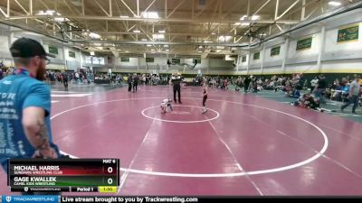 50 lbs Cons. Round 3 - Gage Kwallek, Camel Kids Wrestling vs Michael Harris, Sundawg Wrestling Club