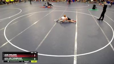 84 lbs Cons. Round 2 - Jase Walizer, Princeton Wrestling vs Levi Oeltjenbruns, Owatonna Wrestling Academy