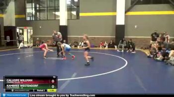 73 lbs Semis & Wb - Calliope Willman, Chasing Titles vs Kambree Westendorf, FEWTeamIowa