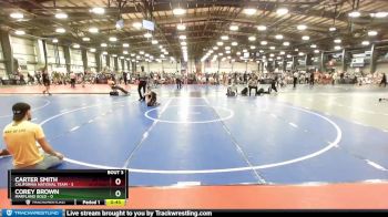 76 lbs Rd# 2 10:30am Friday - Carter Smith, California National Team vs Corey Brown, Maryland Gold