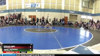 73 lbs Round 3 (4 Team) - Deacon Gibbs, Brownsburg vs Henry Antrobus, Noblesville