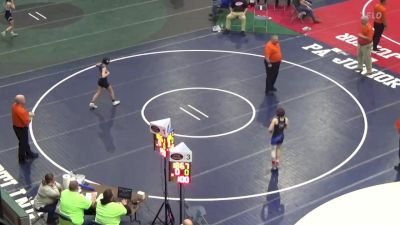 89 lbs Final - Brooklyn Rizzo, North East vs Morgan Hyland, Pleasant Valley