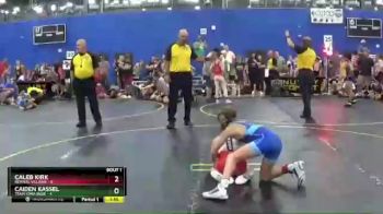 85 lbs Quarterfinals (8 Team) - Caiden Kassel, Team Iowa Blue vs Caleb Kirk, Revival Villains