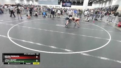 126 lbs Cons. Round 2 - Kevin Pedraza, Nebraska vs Utah Heady, Union County Wrestling Club