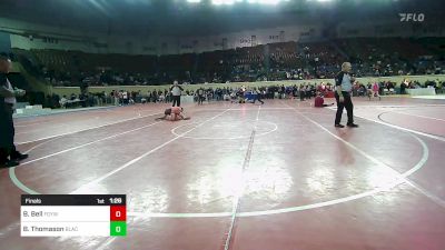 130 lbs Final - Brendan Bell, Fort Gibson Youth Wrestling vs Body Thomason, Blackwell