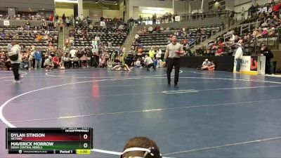 Quarterfinal - Dylan Stinson, Victory vs Maverick Morrow, Sioux Central Rebels