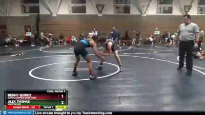 155 lbs Cons. Round 3 - Benny Quiroz, Daniel Cormier Wrestling vs Alex Thomas, UNATTACHED