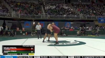 285 lbs 7th place - Rylee Streifel, Minnesota vs Shawn Streck, Purdue