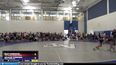 58 lbs Round 2 - Riley Hanrahan, Team Nazar Training Center vs Brynlee Sorensen, Poway Wrestling