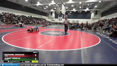 132 lbs Champ. Round 2 - Robert Ornelas, Clovis vs Nathaniel Gonzalez, Chino