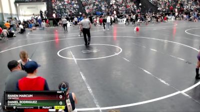 43 lbs Semifinal - Daniel Rodriguez, GI Grapplers vs Ranen Marcum, Top Notch