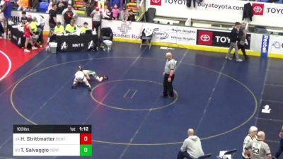 103 lbs Round Of 16 - Hadyn Strittmatter, Central Cambria vs Trey Salvaggio, Central Dauphin