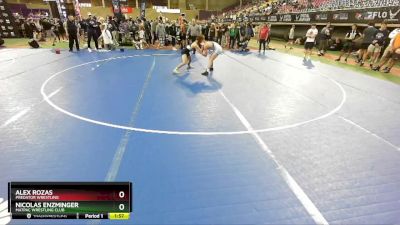 113 lbs Semifinal - Alex Rozas, Predator Wrestling vs Nicolas Enzminger, MATPAC Wrestling Club