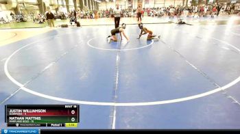 96 lbs Rd# 8- 12:30pm Saturday Final Pool - Nathan Matthis, Maryland Gold vs Justin Williamson, Scorpions