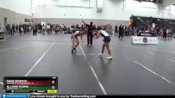 136 lbs 2nd Wrestleback (16 Team) - Paige Respicio, University Of Providence vs Ellyana Kuzma, Indiana Tech