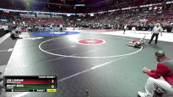 D2-150 lbs Champ. Round 1 - Brody Berg, Turner vs Joe Lohmar, Brodhead/Juda