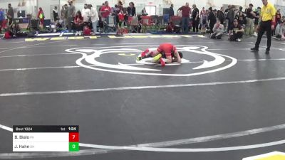 65-B Mats 1-5 8:00am lbs Quarterfinal - Brooks Bialo, PA vs Jaxson Hahn, OH